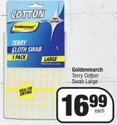 Goldenmarch Terry Cotton Swab (Large) 1 Pack- Each