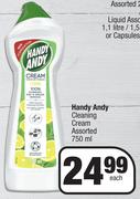 Handy Andy Cleaning Cream Assorted- 750ml