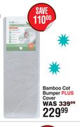 Snuggletime Bamboo Cot Bumper Plus Cover