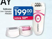 Safeway 3 In 1 Epilator PIA5203-Each