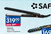 Safeway Salon Series Titanium Straightener-Each