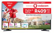 Samsung 40" (101cm) Smart LED TV-On My Gig 5 Data