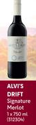 Alvi's Drift Signature Merlot-750ml Each