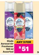 Glade Aerosol Air Freshener Assorted-For Any 3 x 180ml