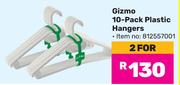 Gizmo 10 Pack Plastic Hangers-For 2