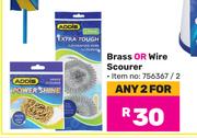 Addis Brass Or Wire Scourer-For Any 2