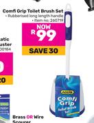 Addis Comfi Grip Toilet Brush Set