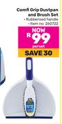 Addis Comfi Grip Dustpan & Brush Set-Per Set