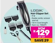 Logik Hair Clipper Set-Per Set