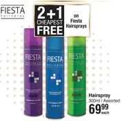 Fiesta Hairspray Assorted-300ml Each