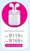 Apple Airpods 2nd Generation x 24 Months