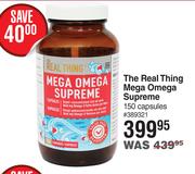 The Real Thing Mega Omega Supreme-150 Capsules