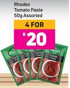 Rhodes Tomato Paste 50g-For 4