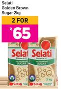 Selati Golden Brown Sugar 2kg- For 2