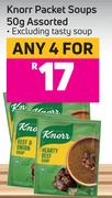Knorr Packet Soups 50g- For Any 4