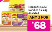 Maggi 2 Minute Noodles 5 x 73g- For Any 3