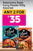 Robertsons Rajah Curry Powder 100g- For Any 2
