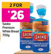 Sasko Premium White Bread 700g- For 2