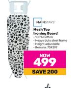 Mainstays Mesh Top Ironing Board