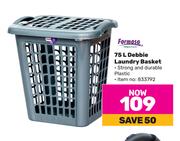 Formosa Debble Laundry Basket-75Ltr