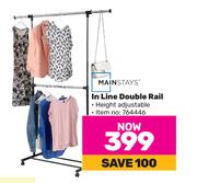 Mainstays In Line Double Rail 