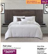 Fairview Headboard & Pedestals