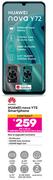 Huawei Nova Y72 Smartphone-On 1.3GB Red Top Up Core More Data