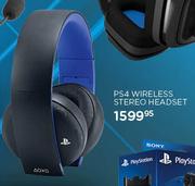 PS4 Wireless Stereo Headset
