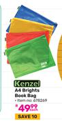 Kenzel A4 Brights Book Bag 678269