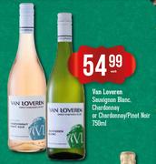 Van Loveren Sauvignon Blanc, Chardonnay Or Chardonnay/Pinot Noir-750ml Each