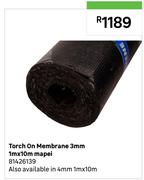 Mapei Torch On Membrane 3mm 1m x 10m 81426139