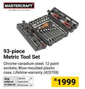 Mastercraft 93 Piece Metric Tool Set