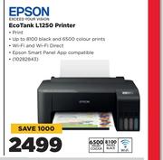 Epson Eco Tank L1250 Printer