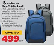 Volkano Nano 15.6" Backpack