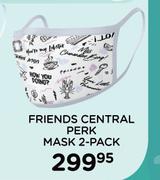 Friends Central Perk Mask 2 Pack-Per 2 Packs    