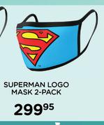 Superman Logo Mask 2 Pack-Per 2 Packs 