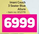 Imani Couch 3 Seater (Blue Allure)