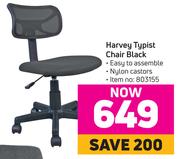 Harvey Typist Chair (Black)