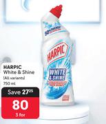 Harpic White & Shine (All Variants)-750ml Each
