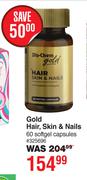 Dis-Chem Gold, Hair, Skin & Nails 60 Softgel Capsules