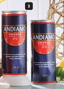 Andiamo Aperitivo Spritz Cans-4 x 250ml
