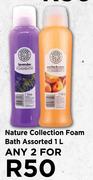 Nature Collection Foam Bath Assorted-For Any 2 x 1L