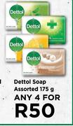 Dettol Soap Assorted-For Any 4 x 175g