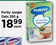 Purity Jungle Oats-250g Each