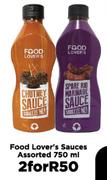 Food Lover's Sauces Assorted-For 2 x 750ml