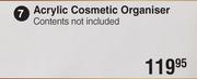 Acrylic Cosmetic Organiser
