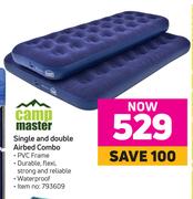 Campmaster Single & Double Airbed Combo