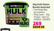 Nutritech Hulk Gainer Bucket Assorted-4Kg
