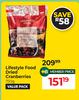 Lifestyle Food Dried Cranberries-750g