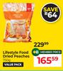 Lifestyle Food Dried Peaches-750g